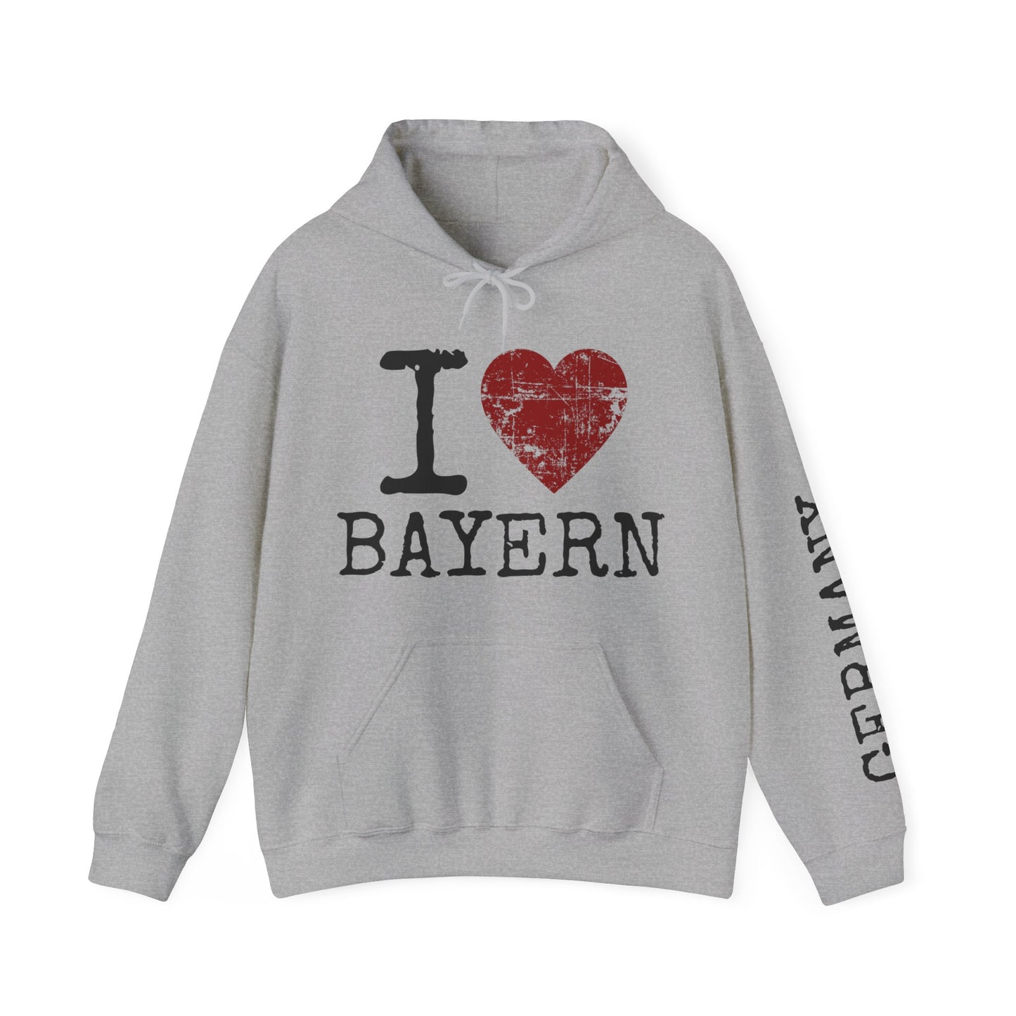 I Love Bayern Hoodie (Customizable)