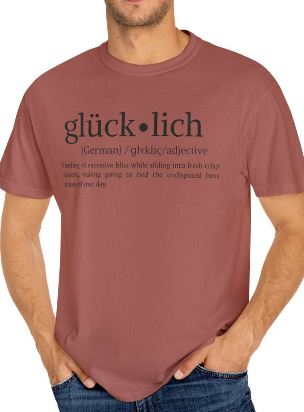 Glücklich Definition