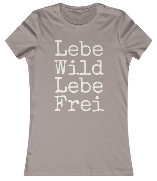 Slim Fit - Lebe Wild & Frei