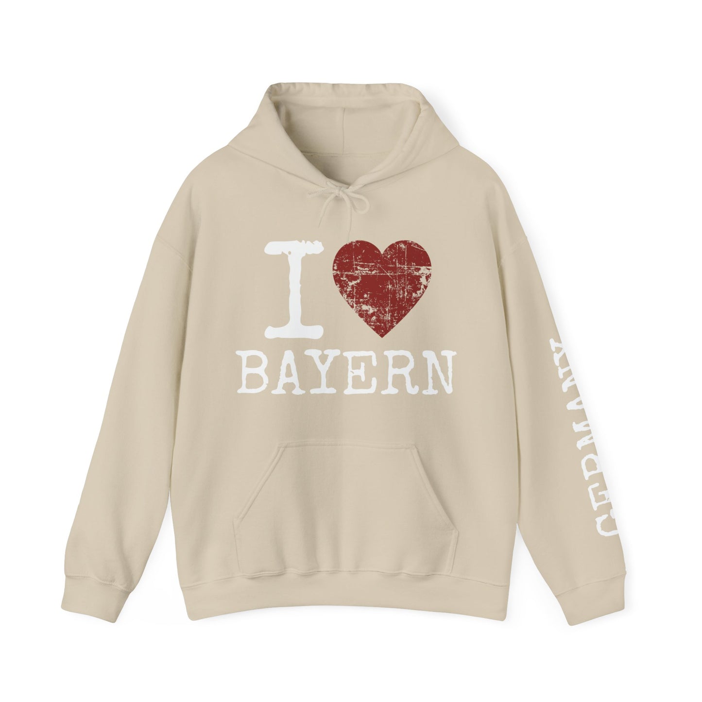 I Love Bayern Hoodie (Customizable)