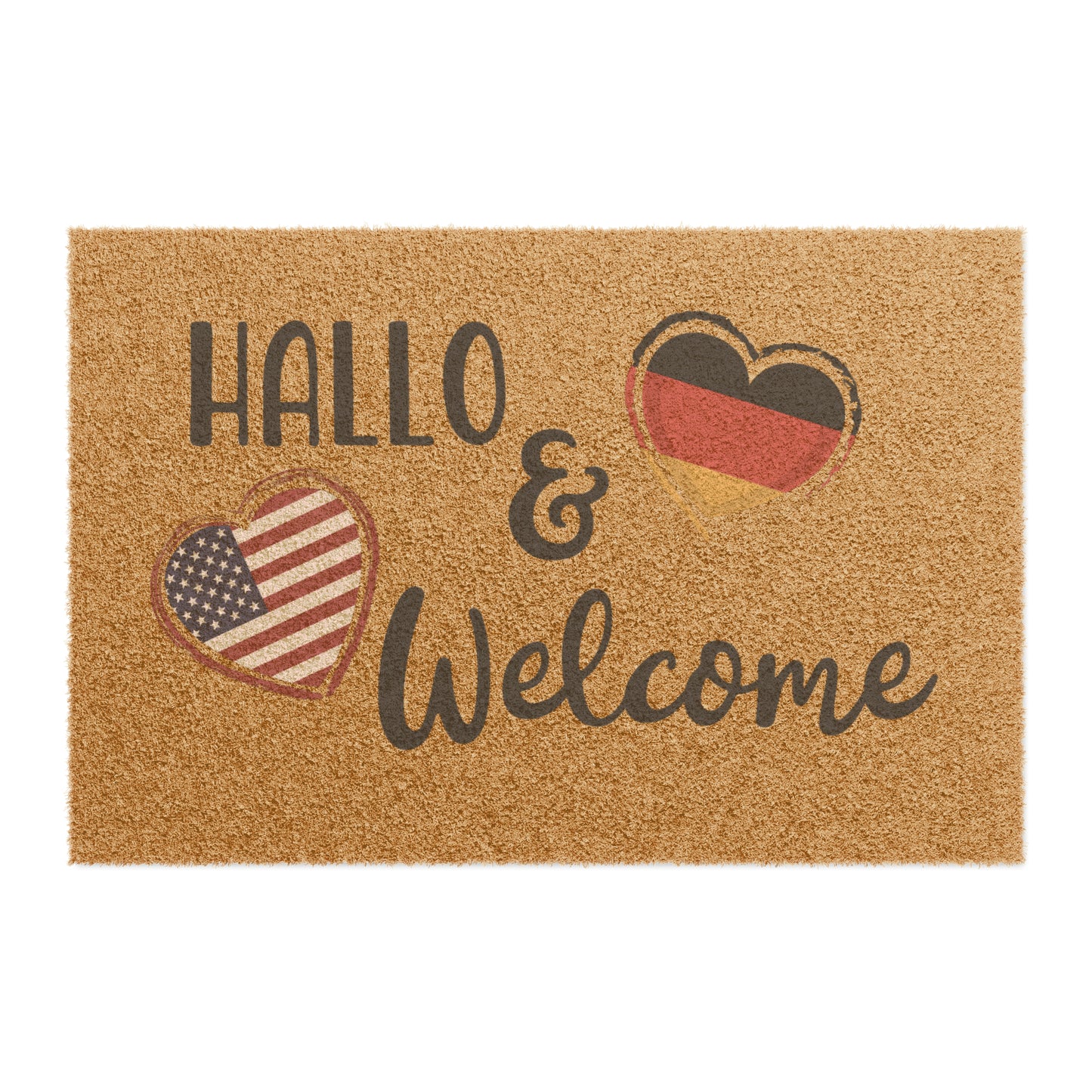 Hallo & Welcome Doormat