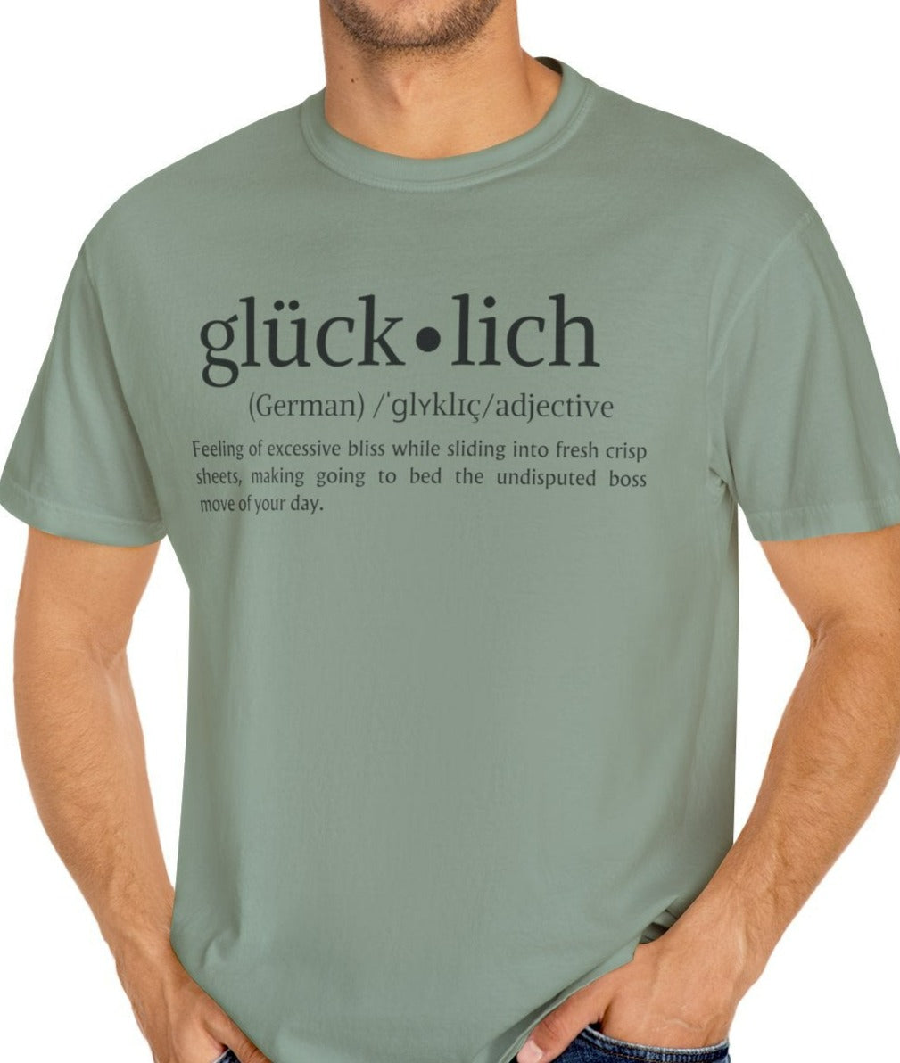 Glücklich Definition