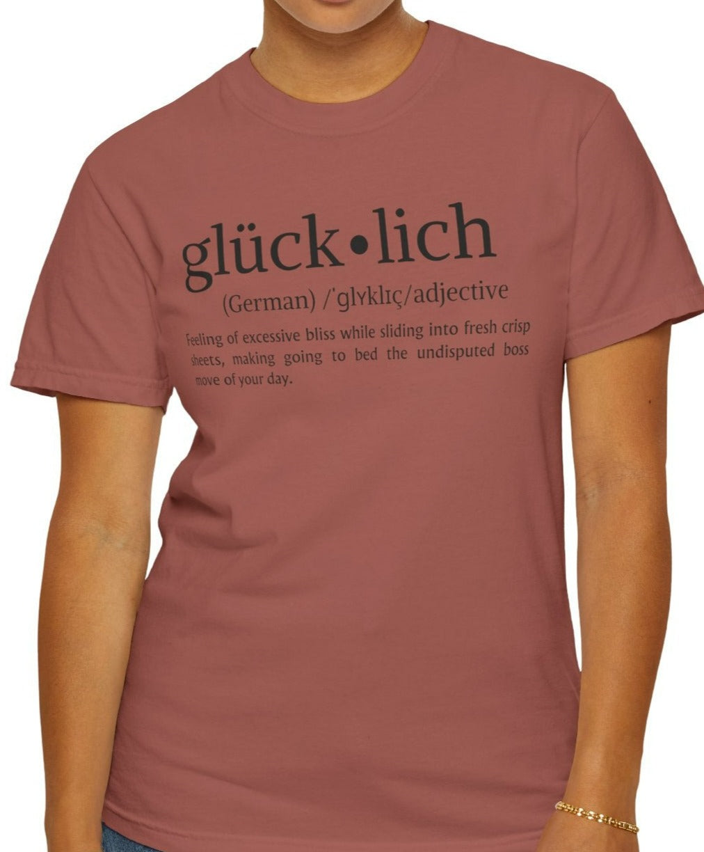 Glücklich Definition