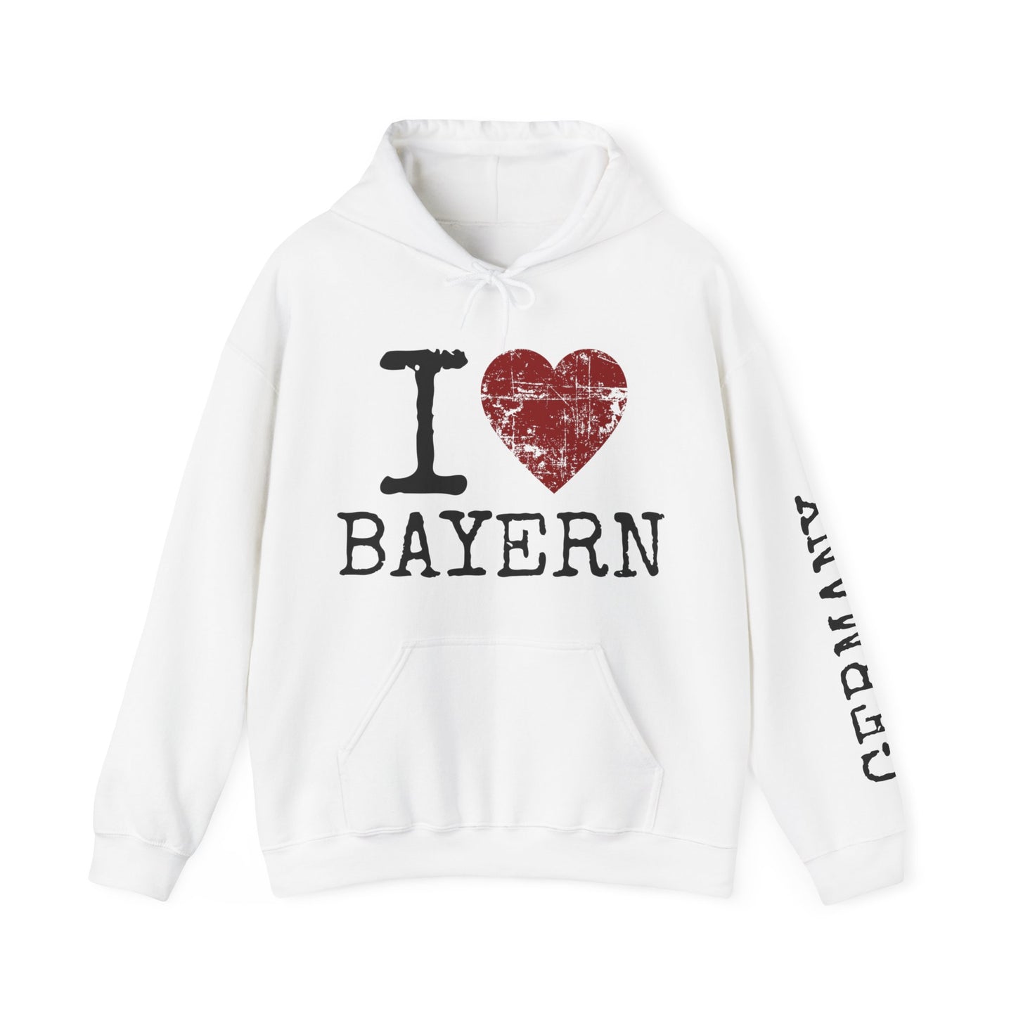 I Love Bayern Hoodie (Customizable)