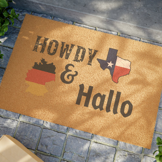 Howdy & Hallo Doormat