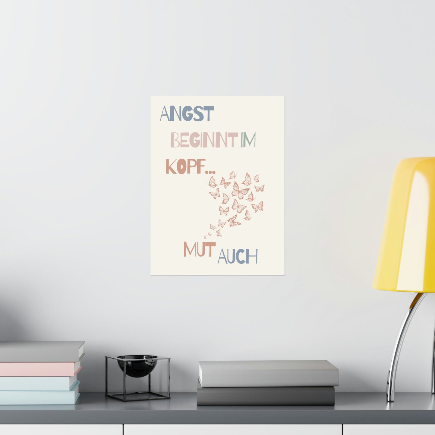 Motivations Poster Schmetterlinge