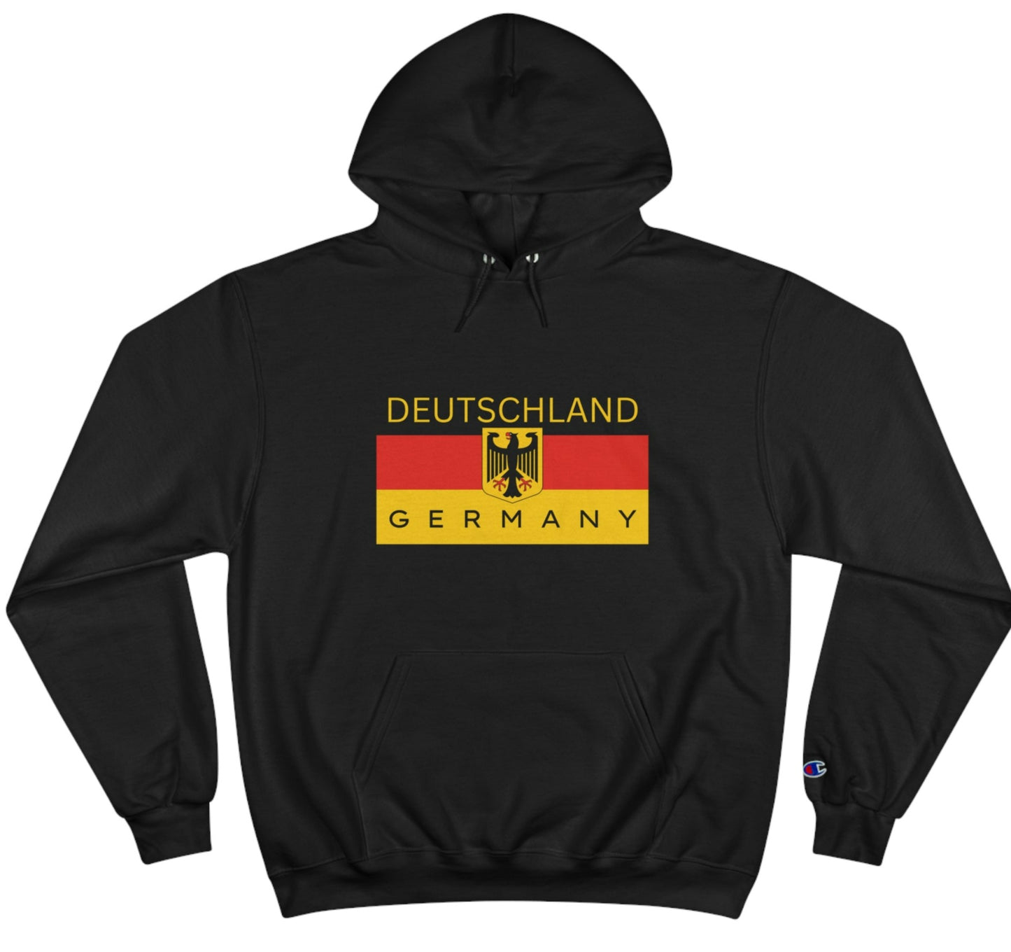 Bold Deutschland Flagge - Hoodie by Champion