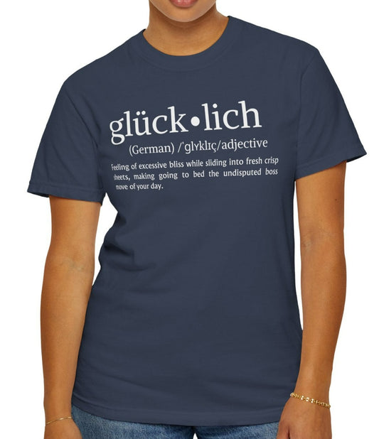 Glücklich Definition