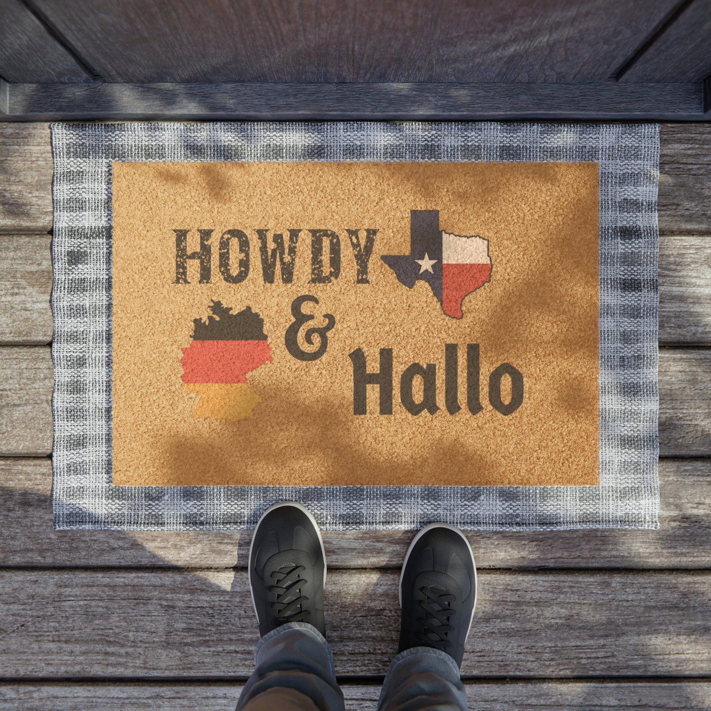 Howdy & Hallo Doormat