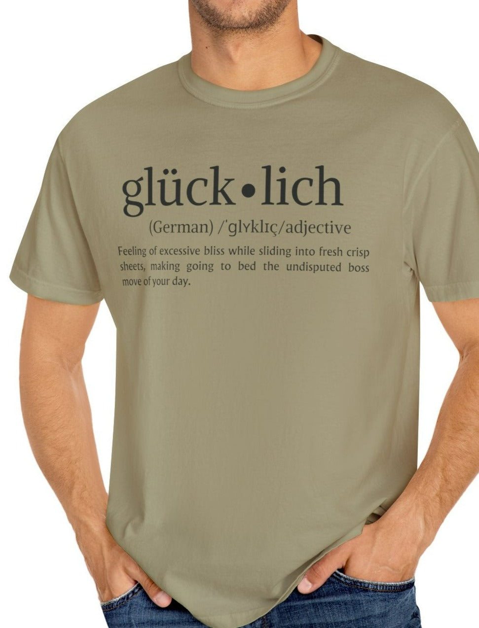 Glücklich Definition