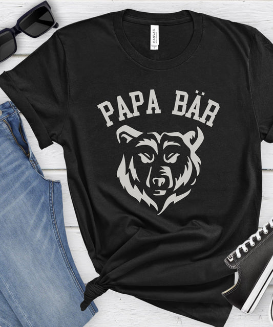 Funny & Cool Papa Bear German Shirt