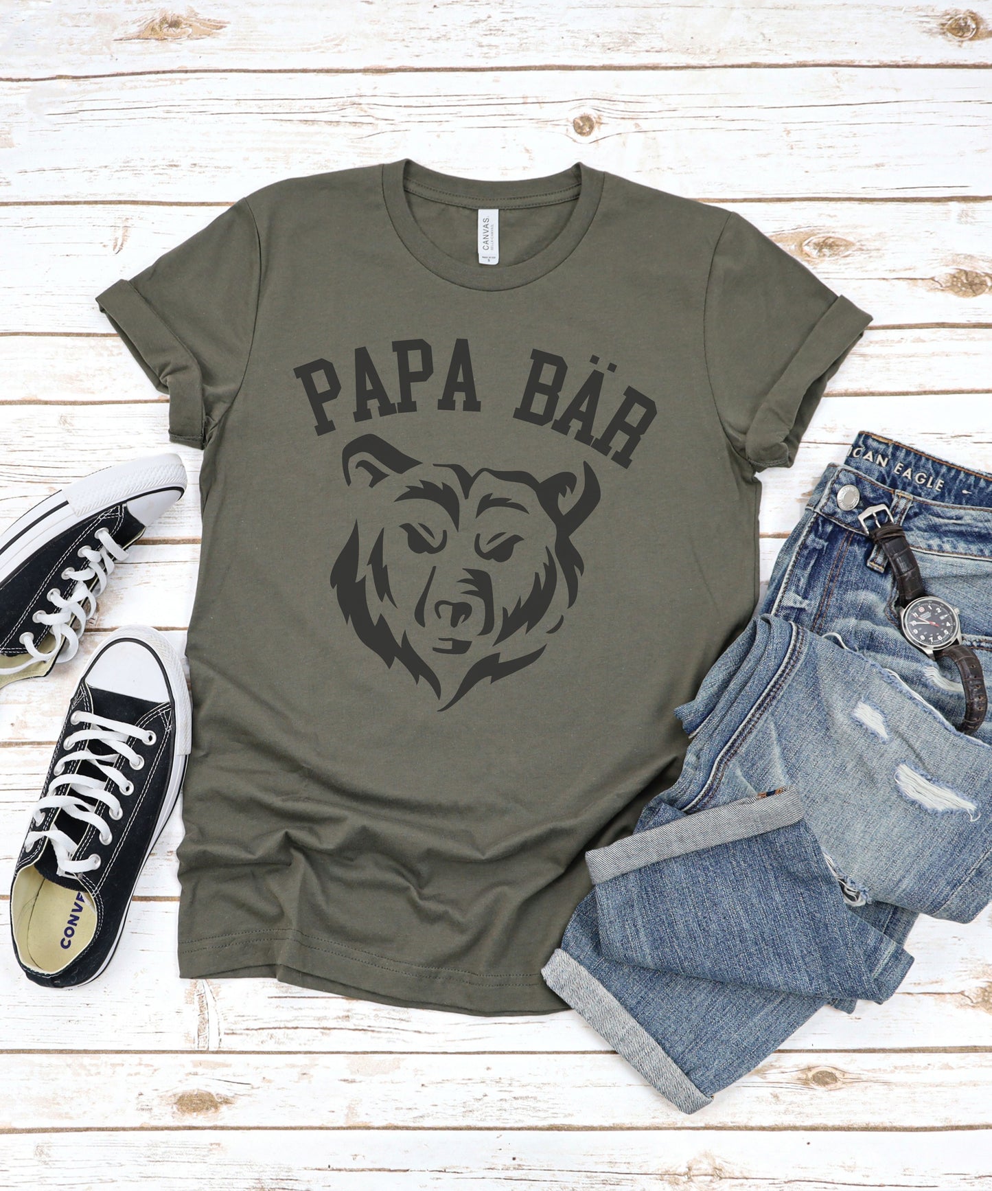 Cool and Unique German Papa Baer Dad Shirt