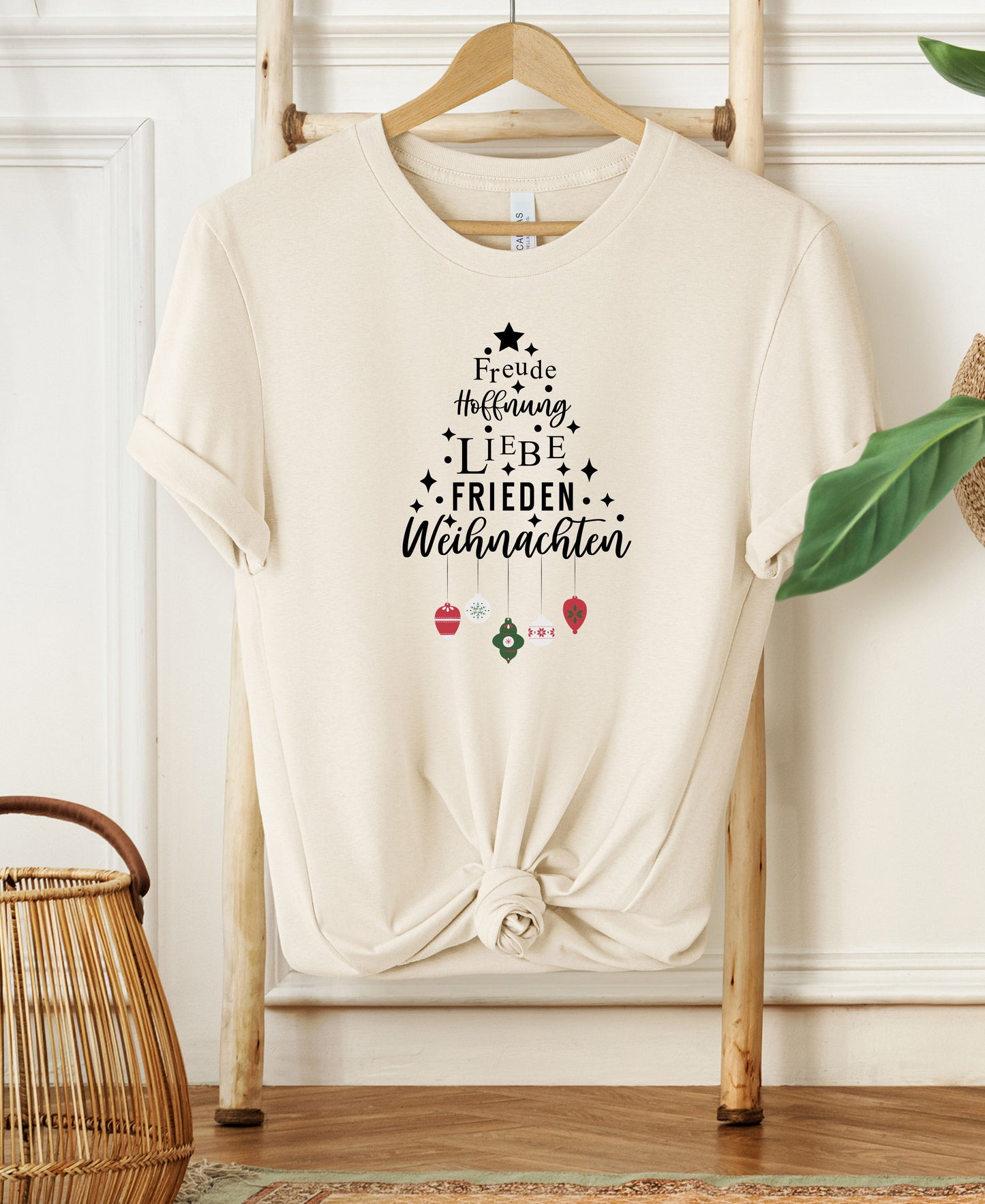 German Weihnachtsbaum Shirt