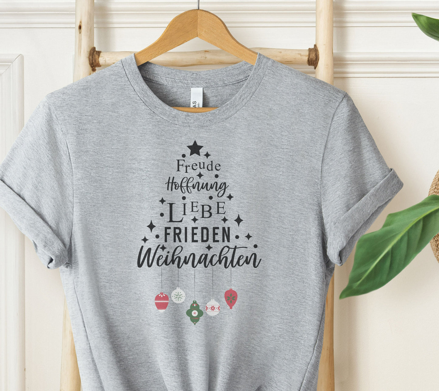 German Weihnachtsbaum Shirt