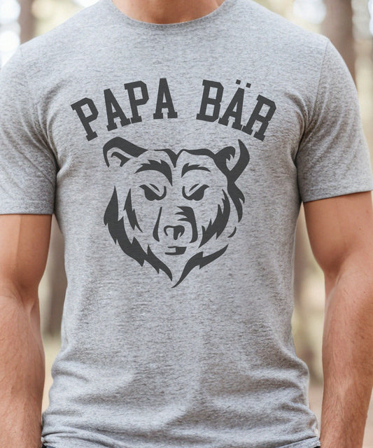 Cool and Unique German Papa Baer Dad Shirt